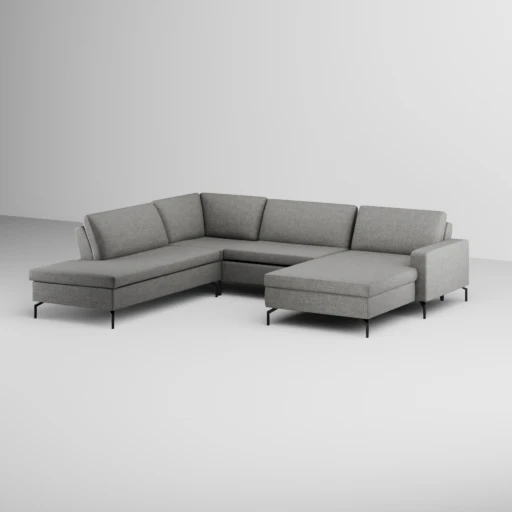 RIO U-alakú kanapé, balos